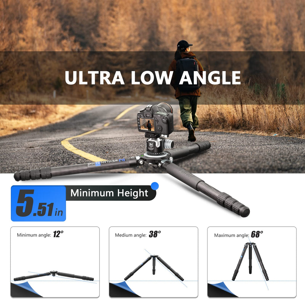 Carbon Fiber Tripod with 75mm Bowl and Adapter X58486