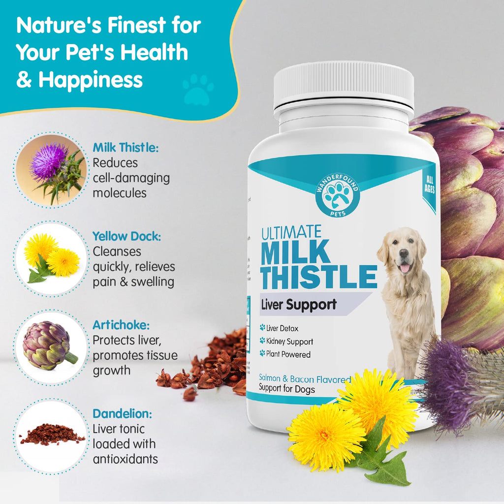 Milk Thistle for Dogs Chewable Tablets A2488