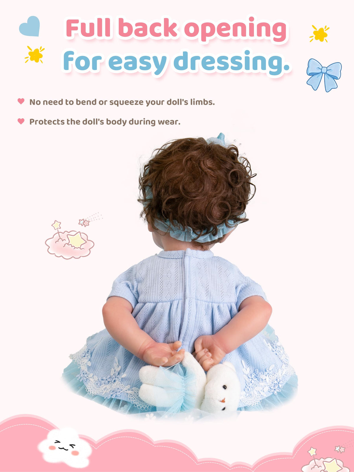 Blue Baby Doll Clothes 17-20 Inches H65302