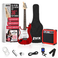 Left Hand 36 Inch 3/4 Size Electric Guitar Kit Red F296695
