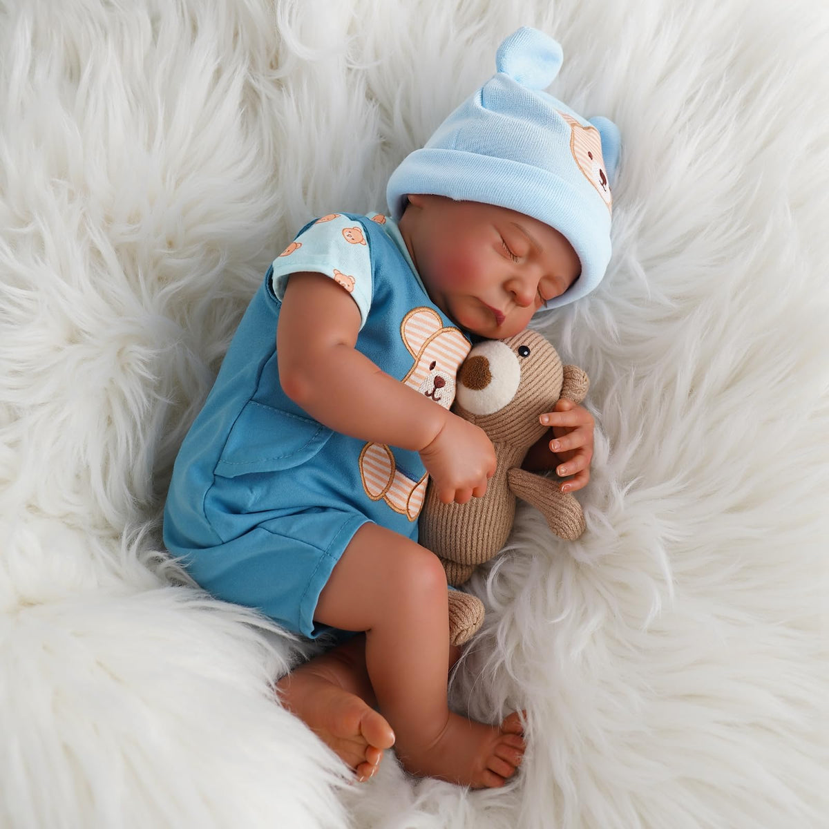 20 Inch Black Reborn Baby Dolls Q8010