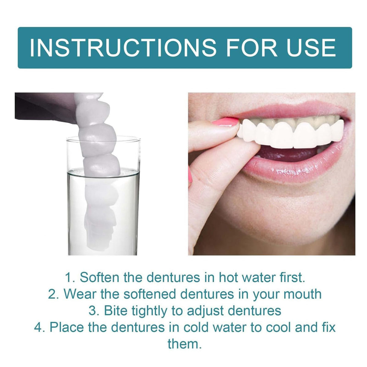 Clip on Veneers Silicone Kit for Both Upper and Lower (3Set) V746