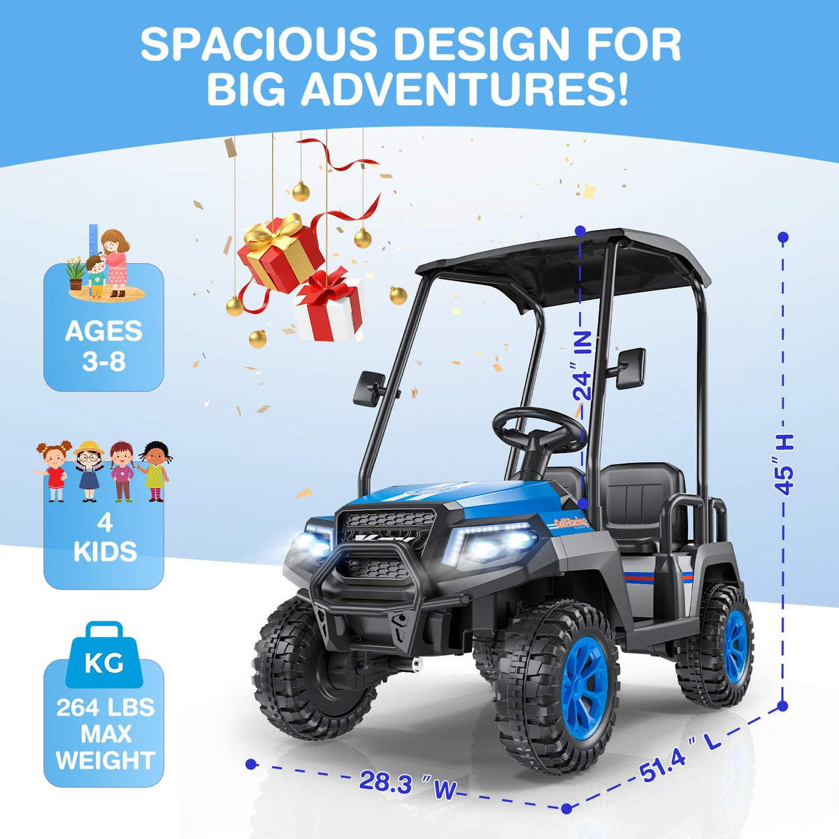 24V Kids Ride on Car Q3036