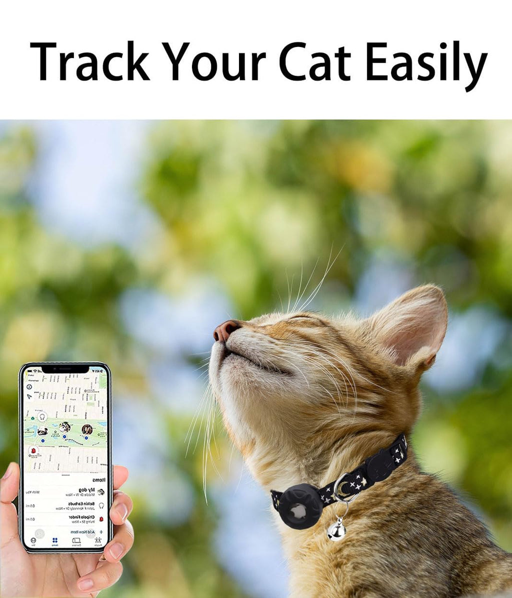 Breakaway Cat Collar with Airtag Holder B92011