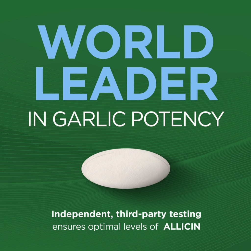 Odorless Vegan Garlic Extract Supplement 60 Caplets J484