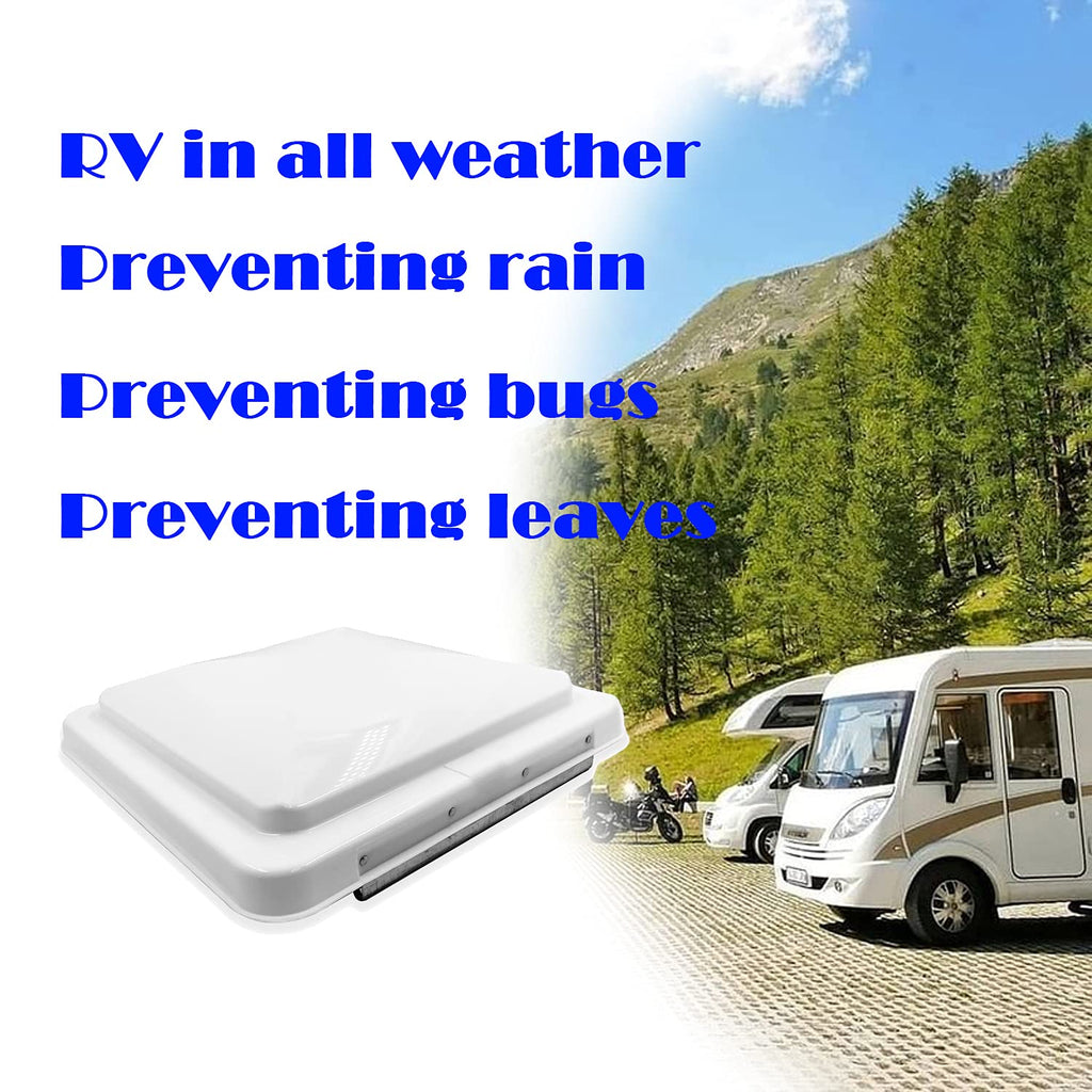 White 14" x 14" Replacement RV Roof Vent Lid Cover V764179