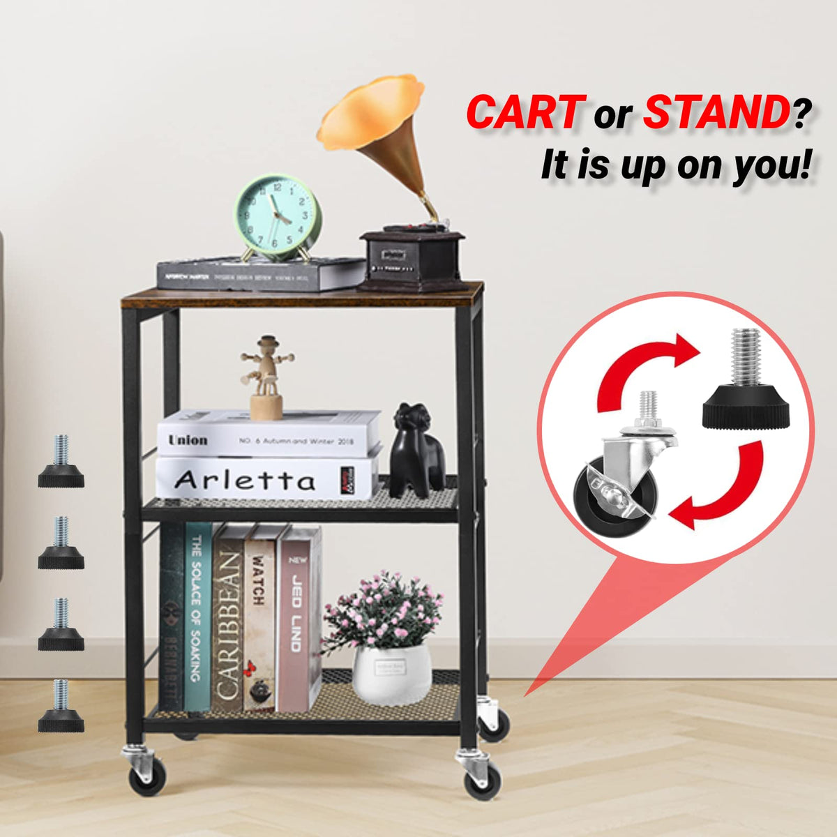 3-Tier Rolling Cart Z424783