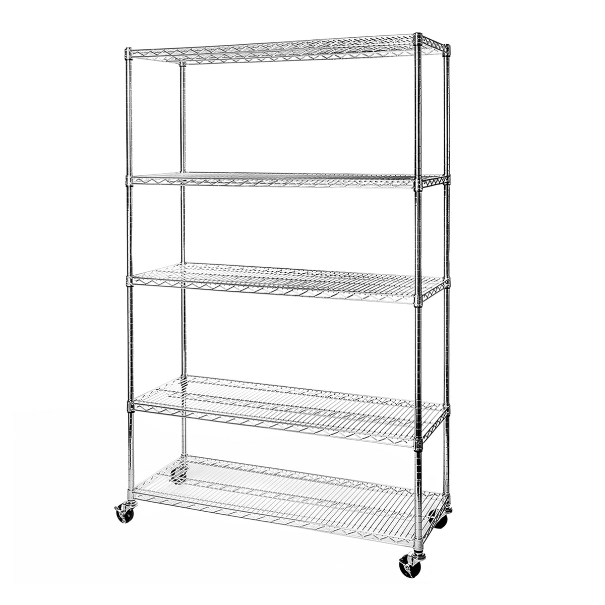 5-Tier Solid Steel Wire Shelving Rack R884