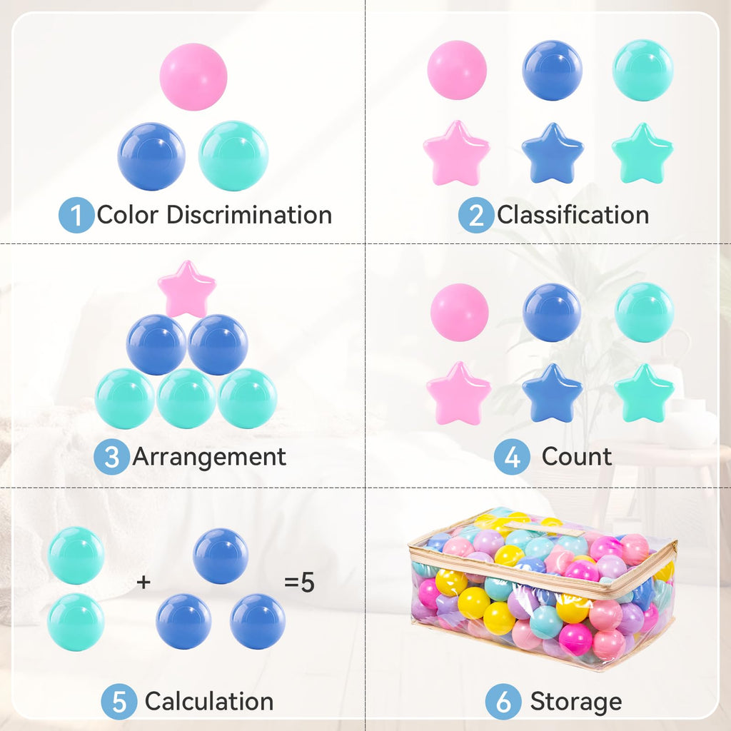 BPA Phthalate Free 2.15" Soft Plastic Play Balls R230