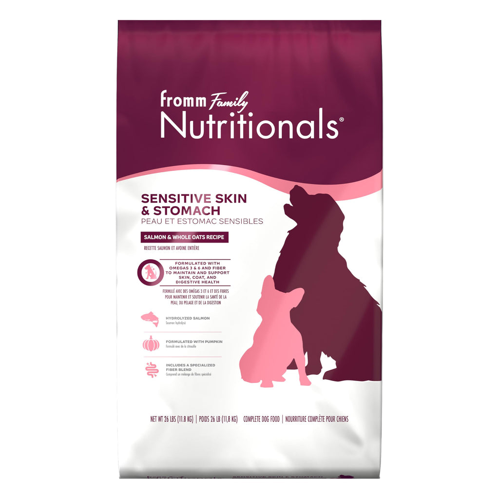 Salmon & Whole Oats Dry Dog Food 26 lb H7147