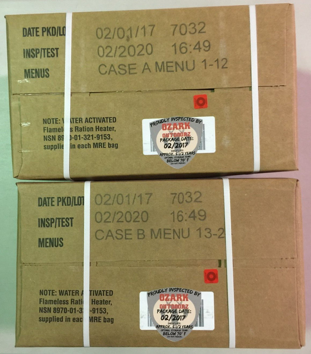 24 Meals Military Surplus Meal Ready to Eat R76563