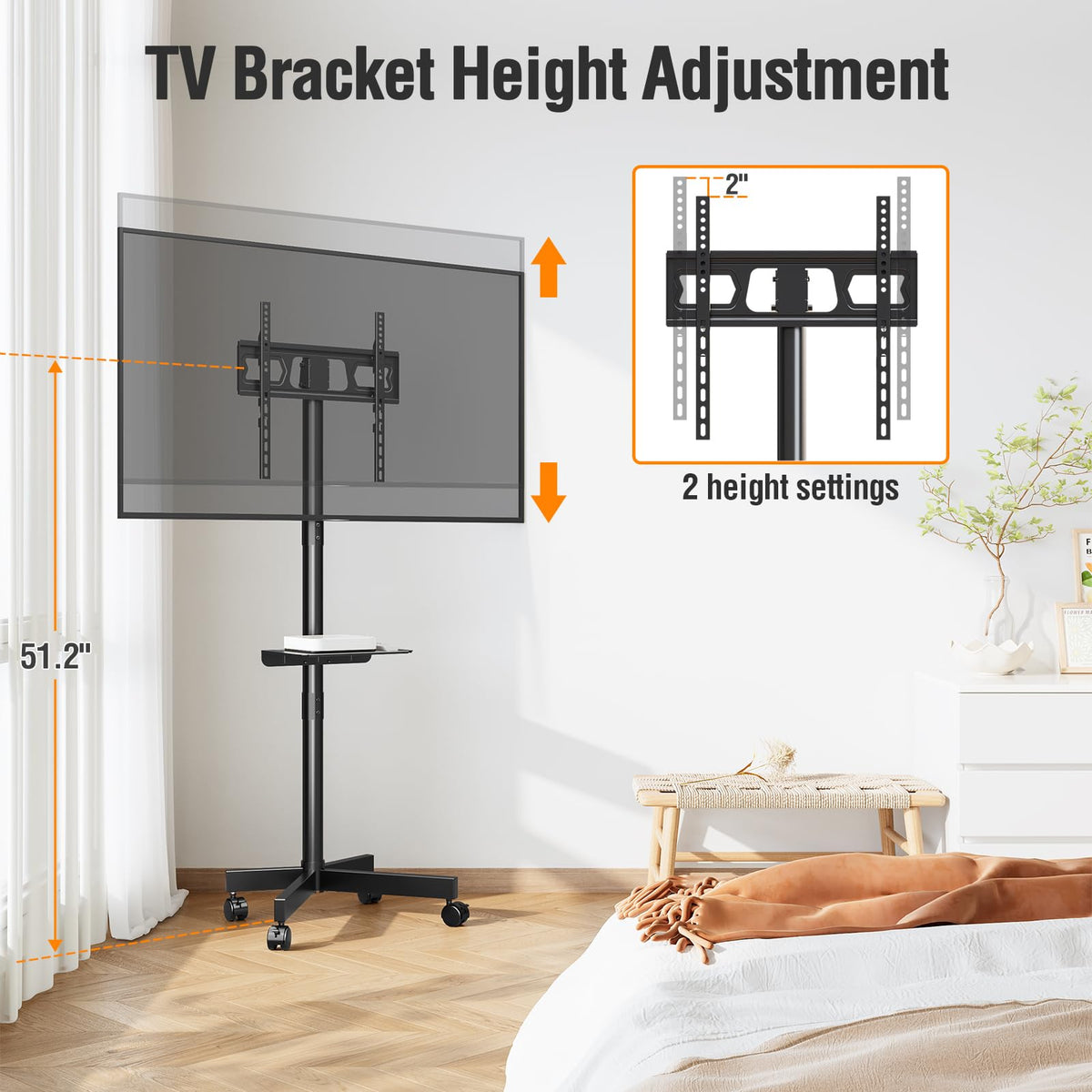 Mobile TV Stand for 23-60" TVs F334483