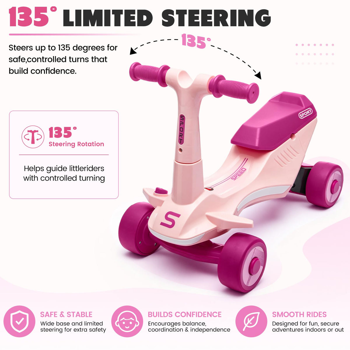 Electric Baby Balance Bike with Bubble Machine D30749
