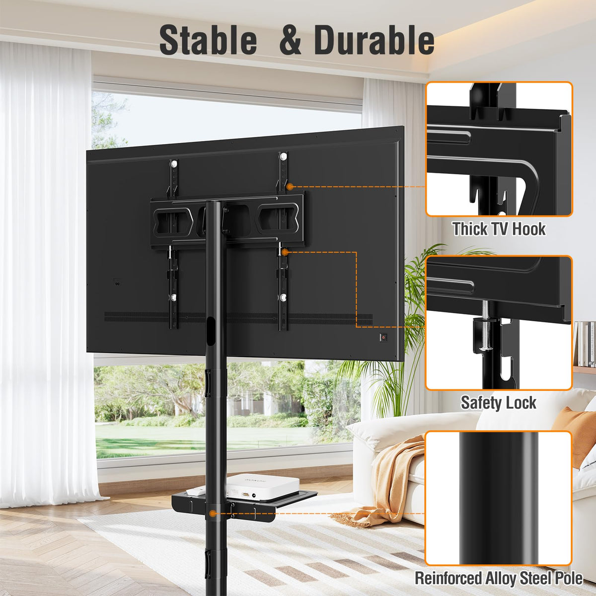 Mobile TV Stand for 23-60" TVs F334483
