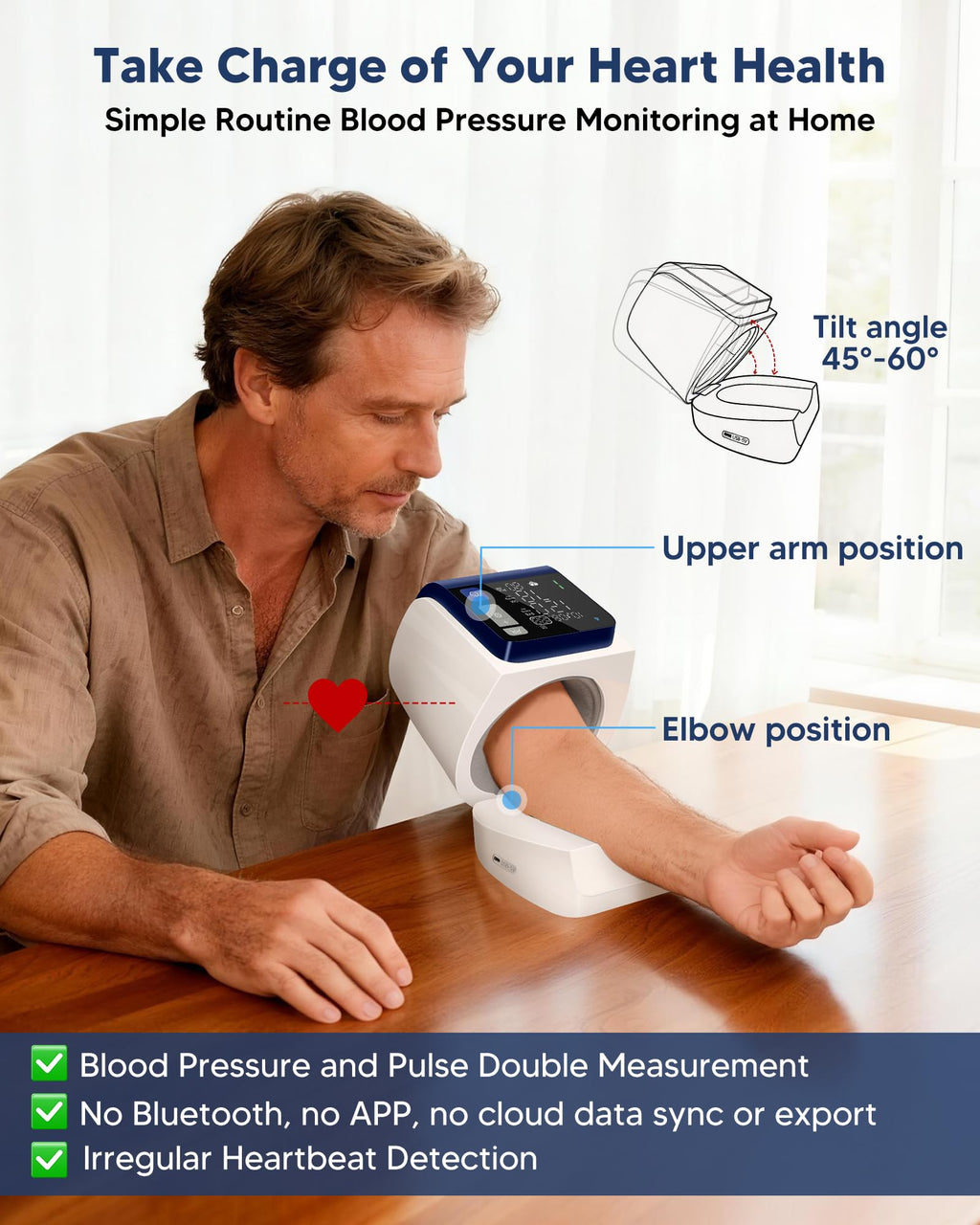 Blood Pressure Monitor Upper Arm H7945