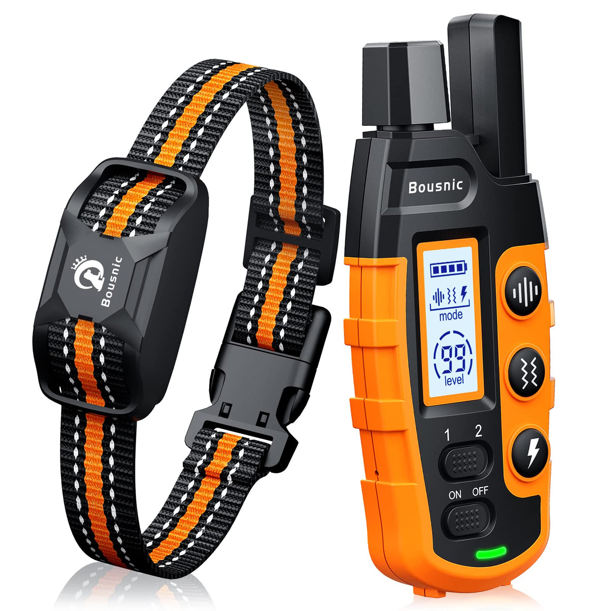 Rechargeable Waterproof Dog Training Collar with Remote V46534