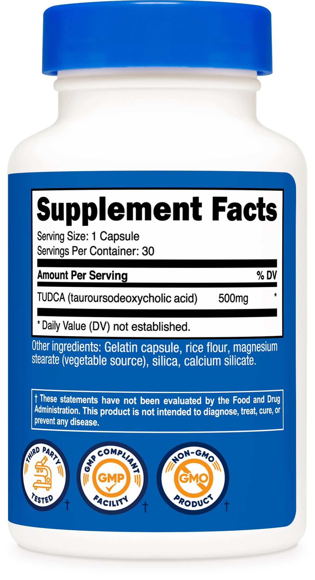 Tudca 500mg 30 Capsules Gluten Free I345
