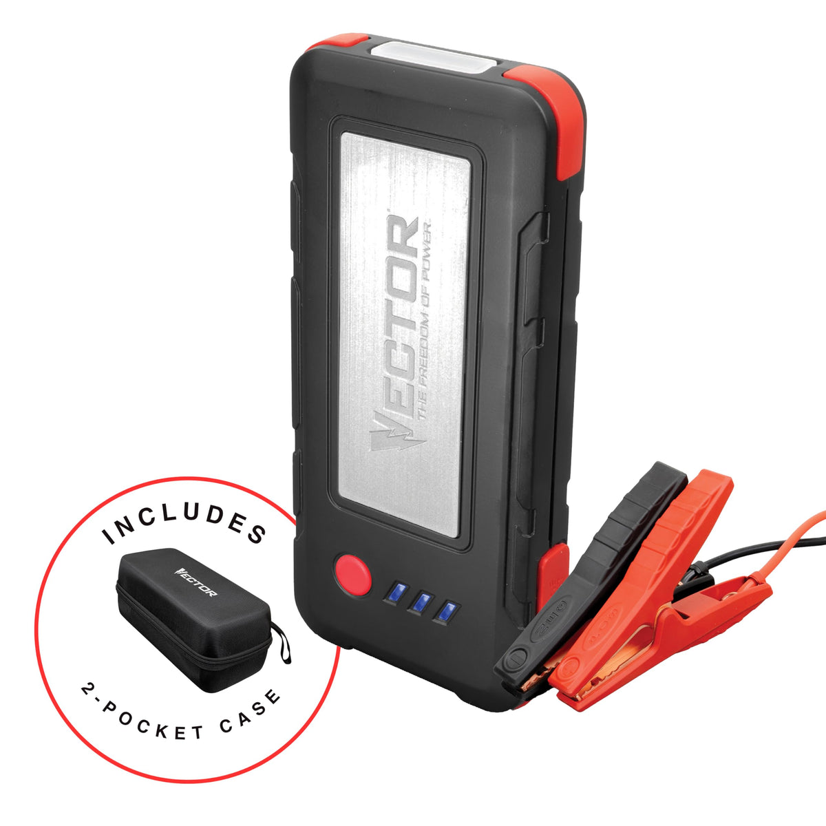 1600 Peak Amp Lithium Jump Starter with USB Power Bank L25392