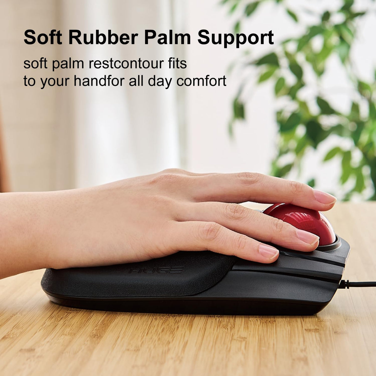 Wired Finger-Operated Trackball Mouse V1259