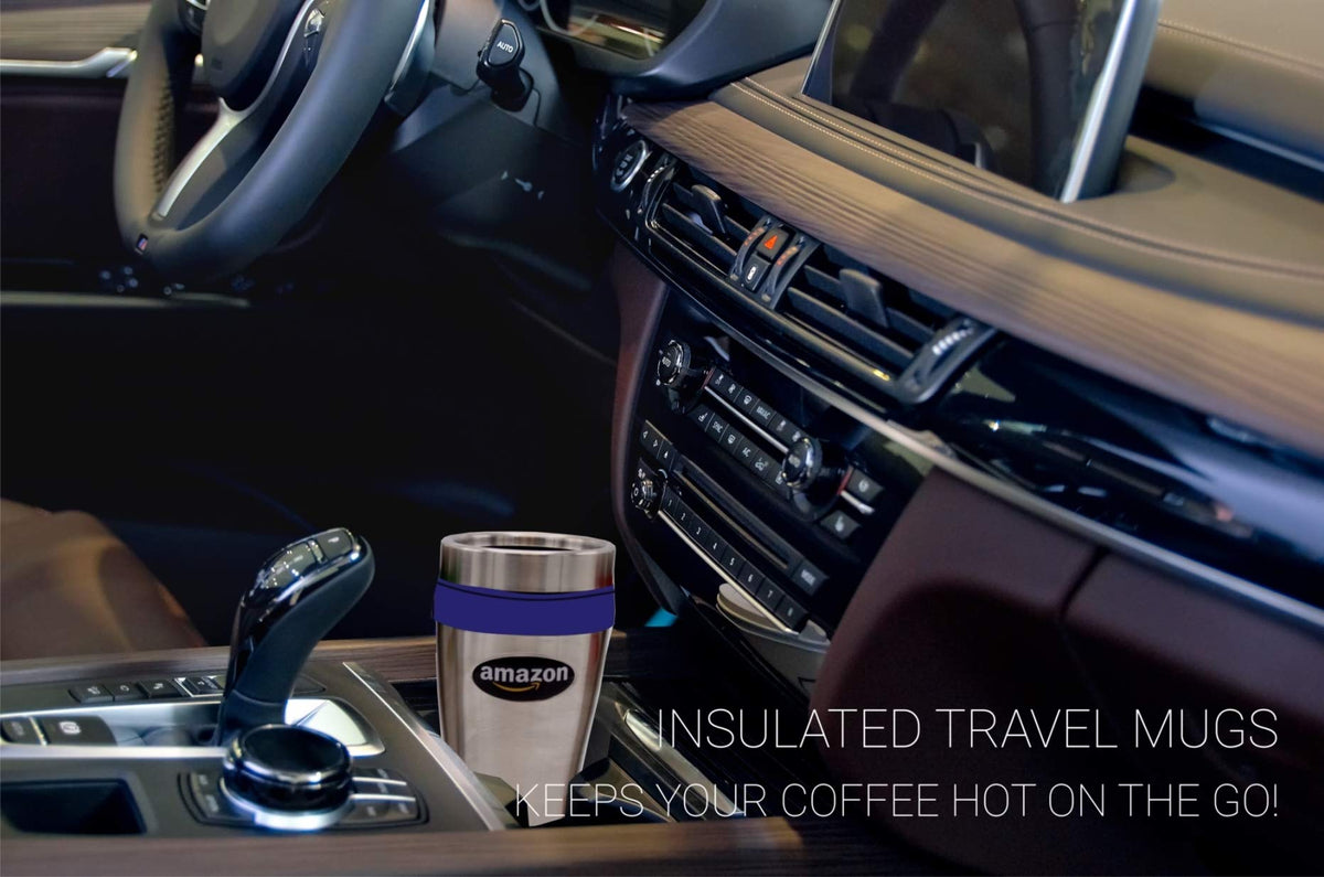 16 oz Stainless Steel Insulated Travel Mugs with Lid N941