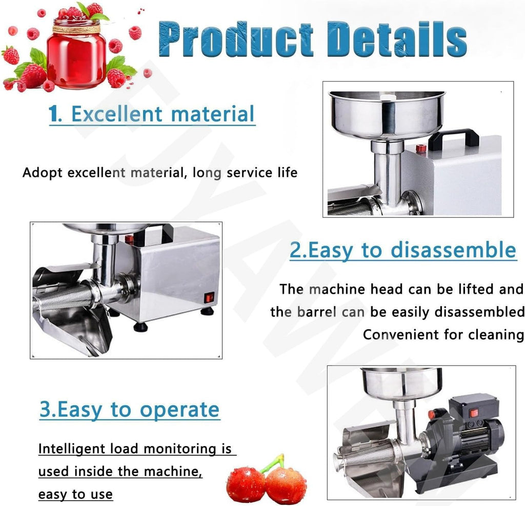 450w Stainless Steel Electric Tomato Strainer Machine Q94737