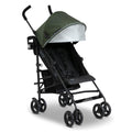 Lightweight Travel Stroller with Compact Fold, 3-Position Recline, Olive Green E6409