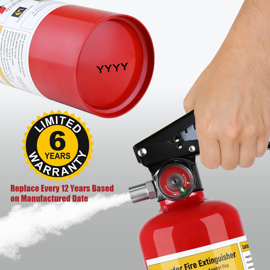 2.5 lb ABC Dry Chemical Fire Extinguishers F506