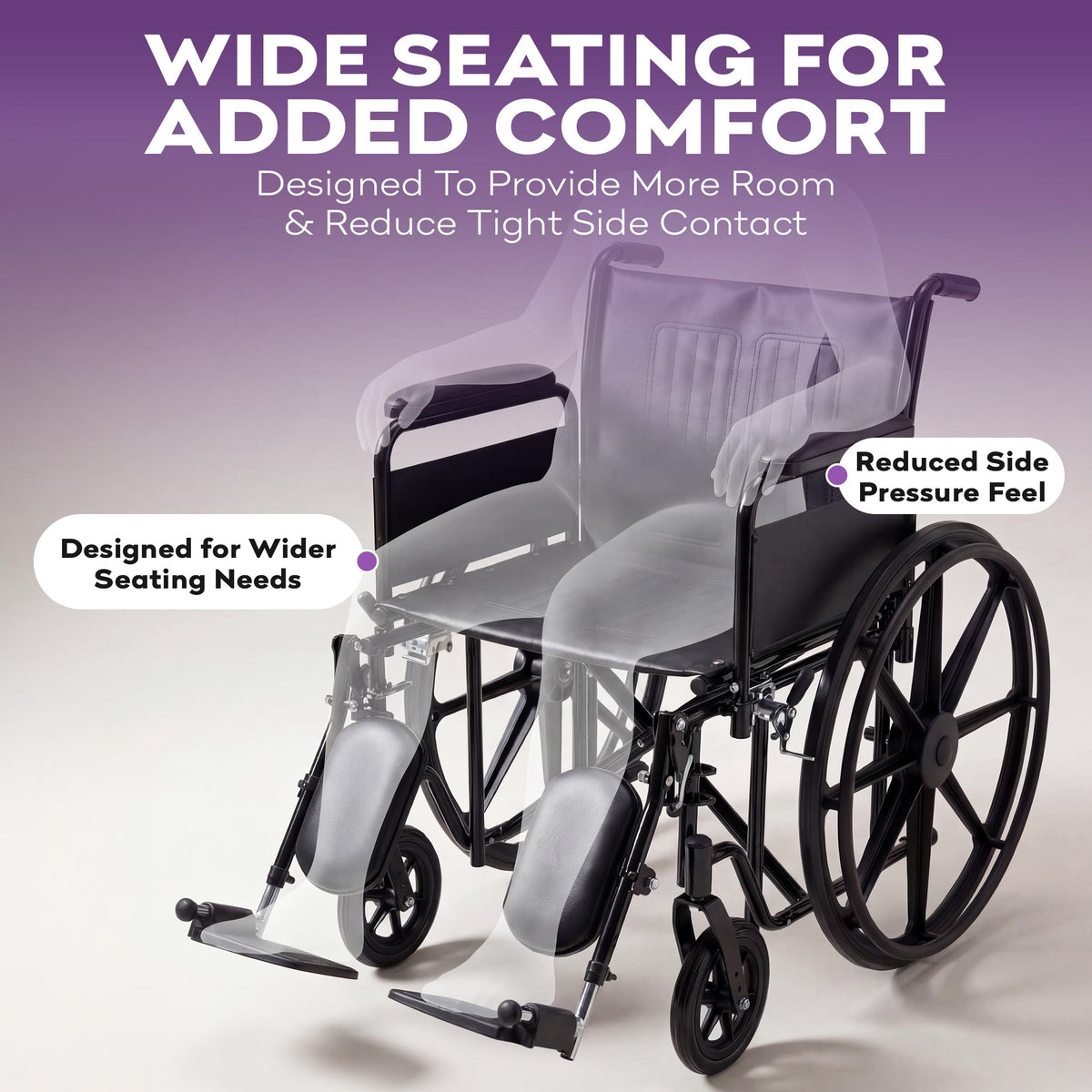 Heavy Duty Bariatric Wheelchair 700lb 30” Seat Width Y167482