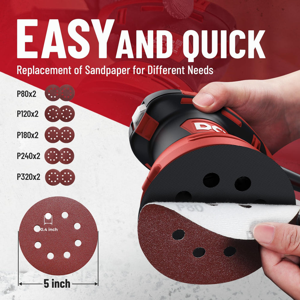 3.0 AMP Corded Random Orbital Sander W57342