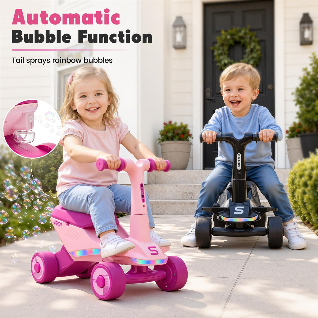 Electric Baby Balance Bike with Bubble Machine D30749