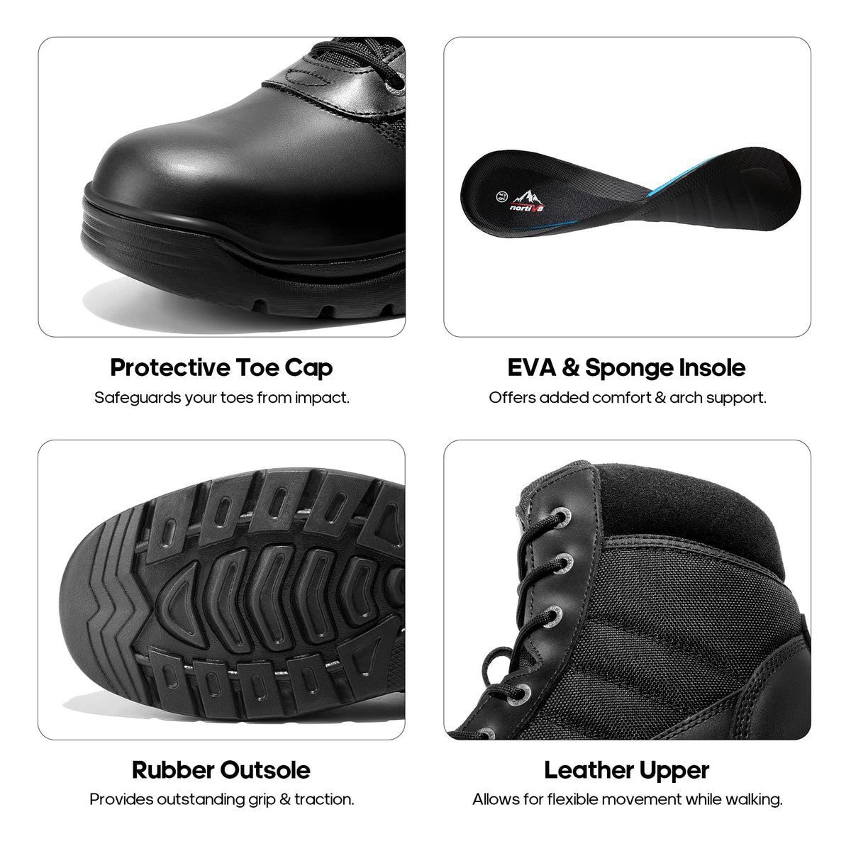 Waterproof Military Work Boots 6 Inch F583