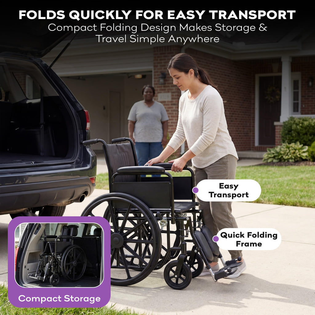 Heavy Duty Bariatric Wheelchair 700lb 30” Seat Width Y167482