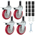 5 Inch Caster Wheels Set of 4 with Brake D653