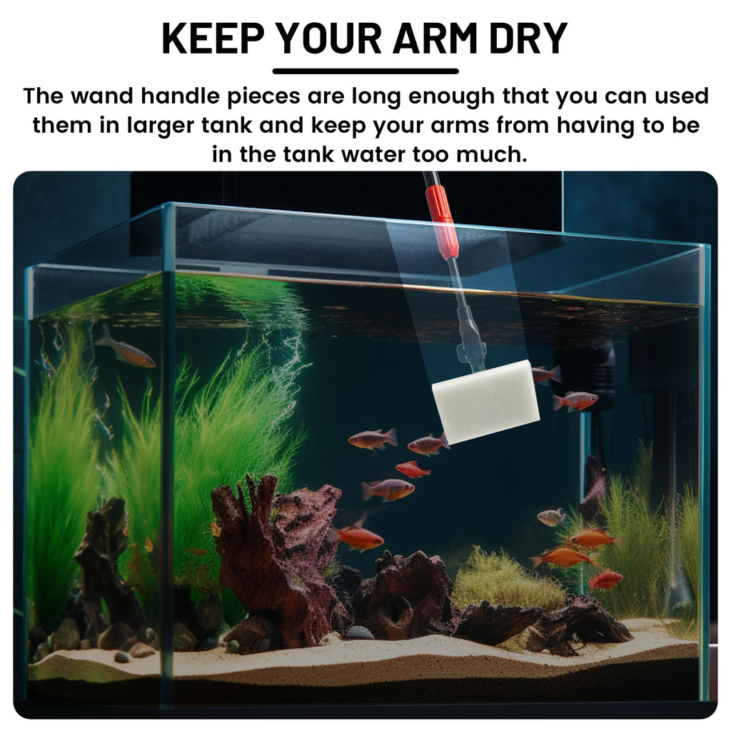 Aquarium Glass Cleaner, 7 in 1 Algae Remover L980