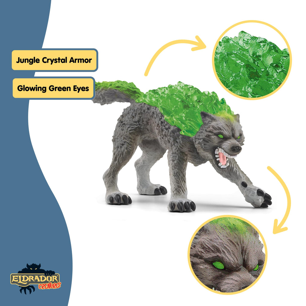 6" Stone Wolf Figurine Fantasy Animal Figure G368