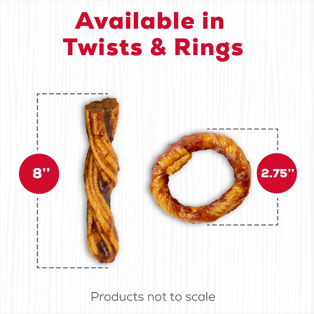 Beef Rings Dog Chews 7 Count V9231