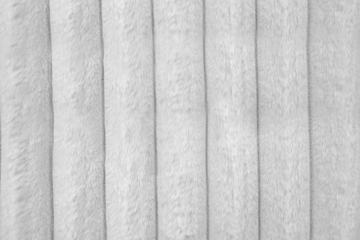 Light Gray Corduroy Manual Motion Loveseat C27854