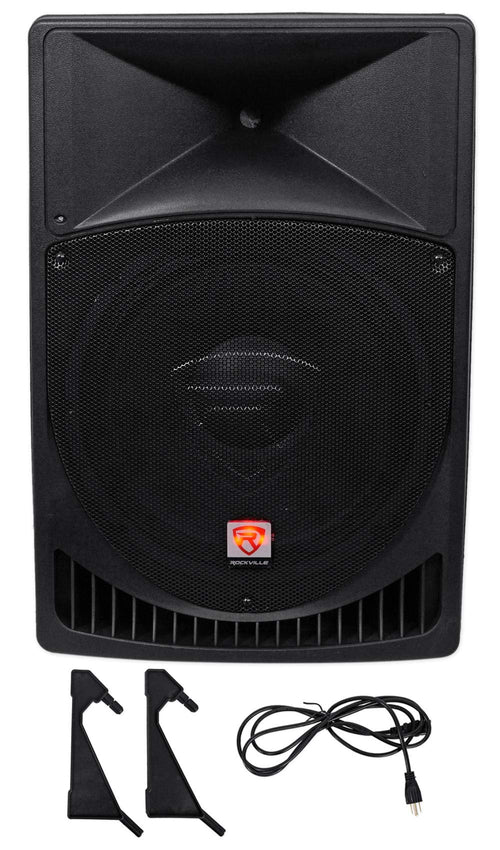 15" 1000W PA Speaker 2-Pack with Mics O806