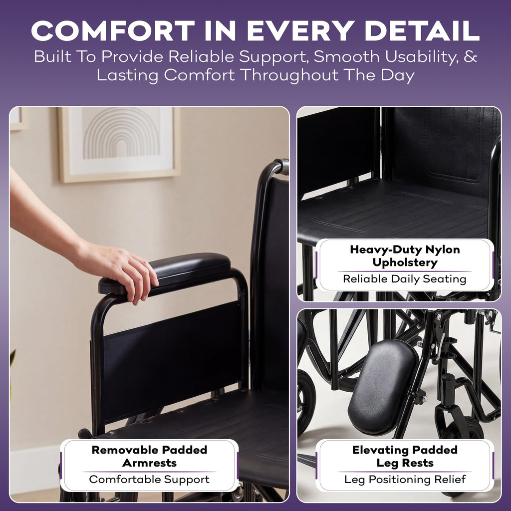 Heavy Duty Bariatric Wheelchair 700lb 30” Seat Width Y167482