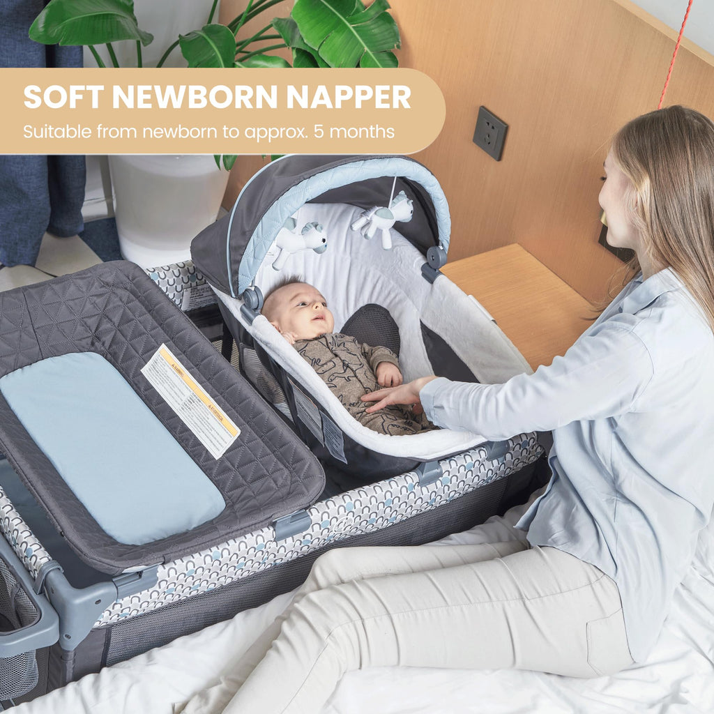 5 in 1 Foldable Baby Crib Playpen V7981