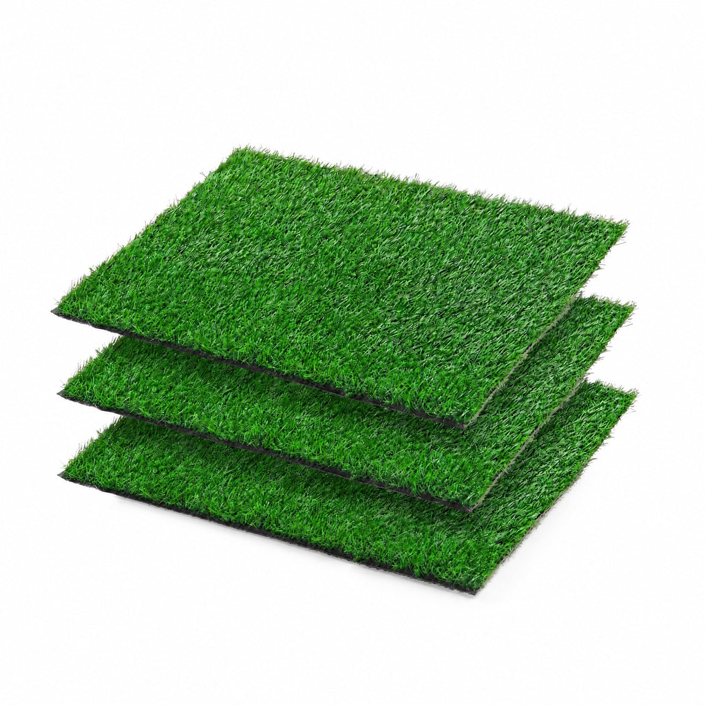 Dog Potty Grass Pads, 3 Pack, 25 x 20 in Replacement Turf A356