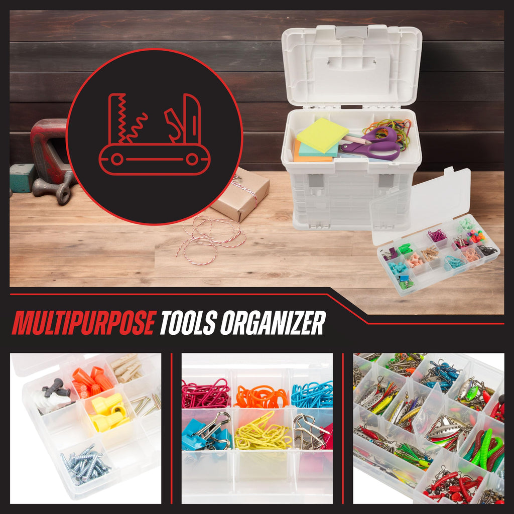 Portable Tool Box Small Parts Organizer with Drawers X43302