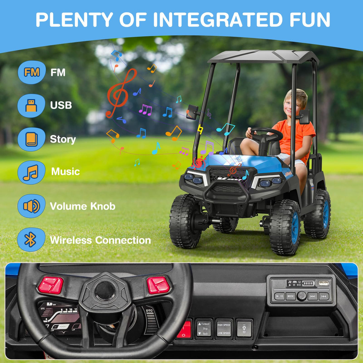 24V Kids Ride on Car Q3036