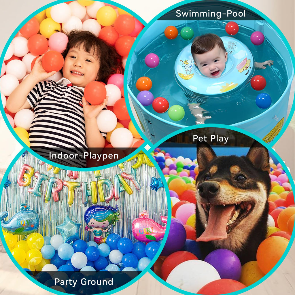 BPA Phthalate Free 2.15" Soft Plastic Play Balls R230