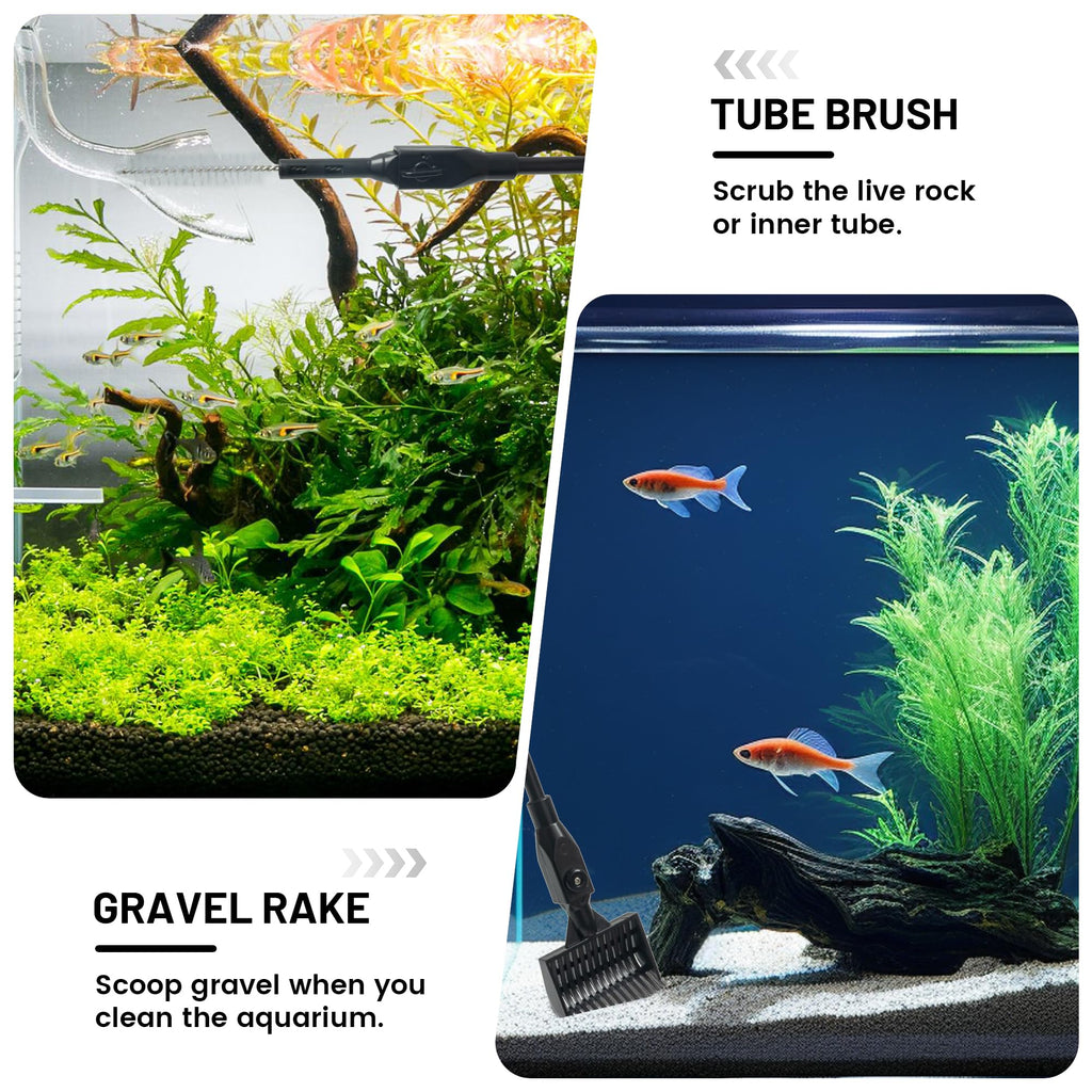 Aquarium Glass Cleaner, 7 in 1 Algae Remover L980