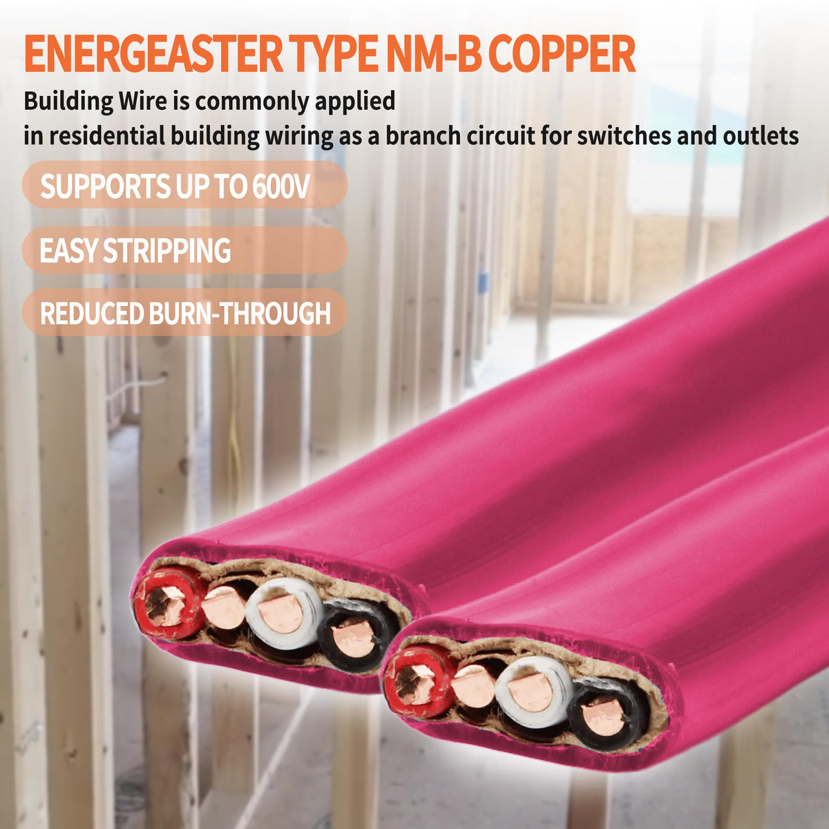10/3 NM-B Copper Cable with Ground 50FT H466