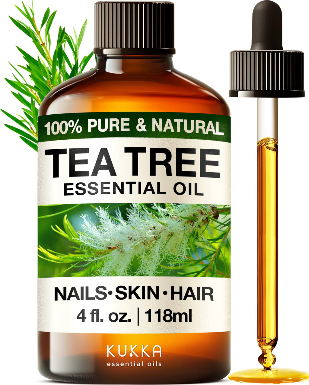 Lavender & Tea Tree Essential Oil Set 2x4 fl oz E482