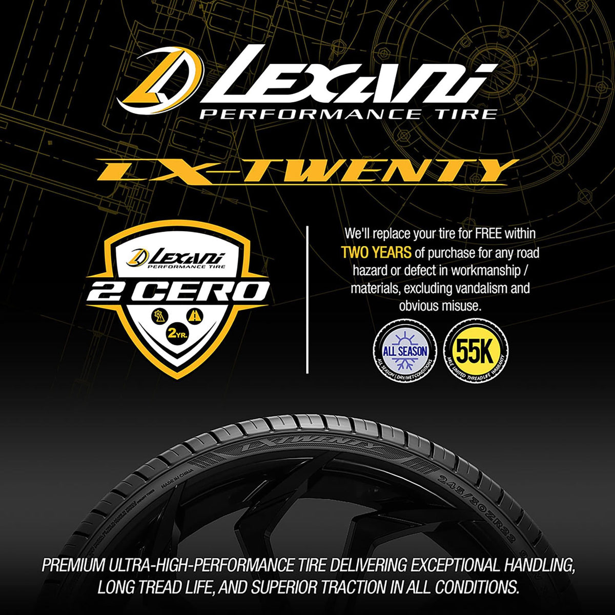 235/40R19 Tire I61783