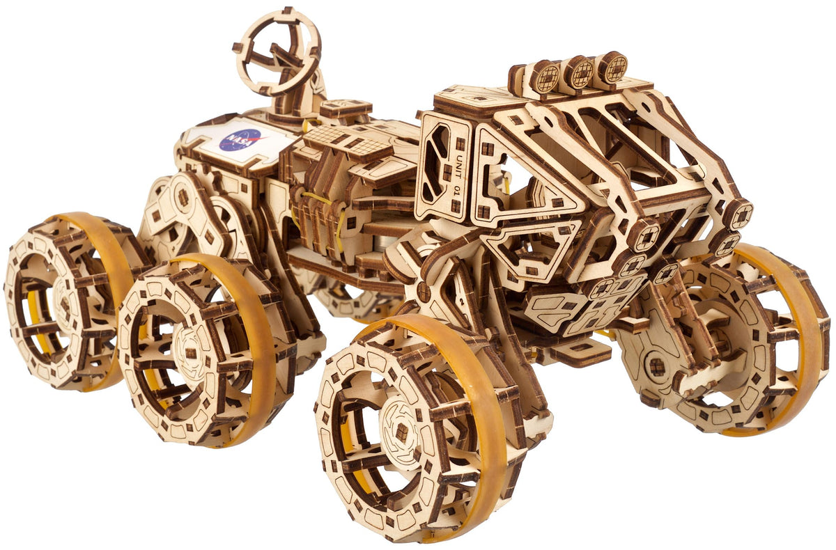 3D Wooden Puzzle Mechanical Model with Spring Drive V726