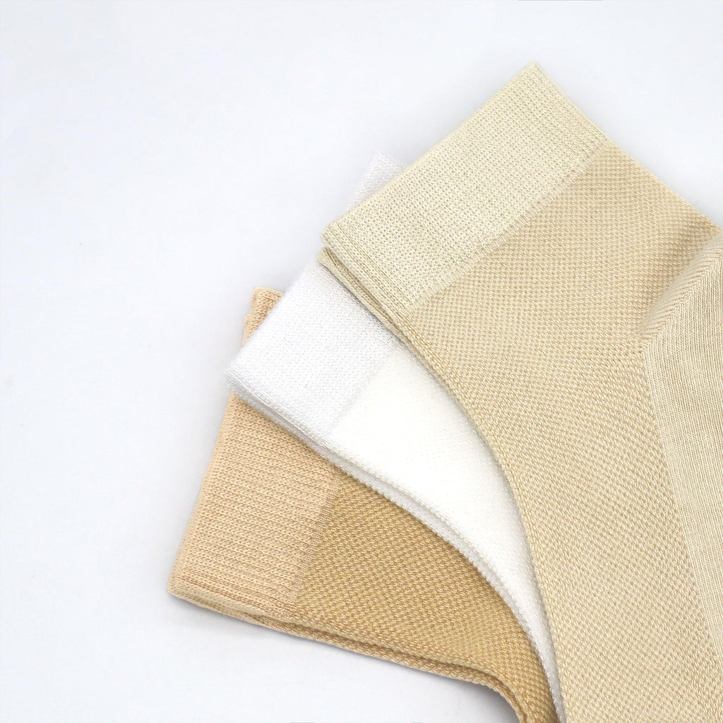 Women Thin Viscose Bamboo Above Ankle Crew Socks 5 Pairs J468816